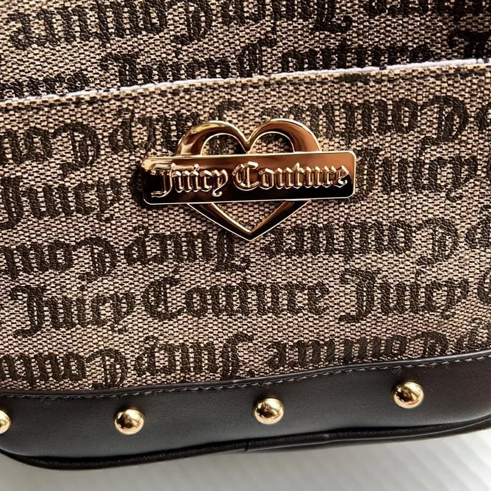 Juicy Couture Glam Backpack & Wallet in Brown